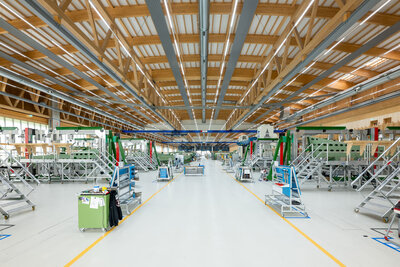 Strukturhalle Pilatus Flugzeugwerke AG, Stans, Stans