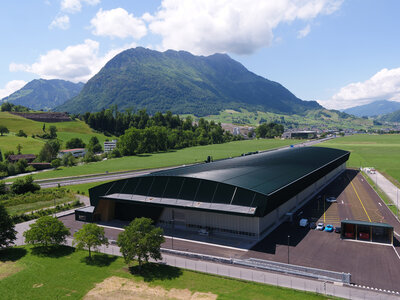 Strukturhalle Pilatus Flugzeugwerke AG, Stans, Stans