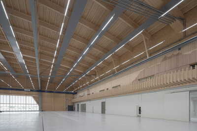 Neubau Montagehalle PC24 Pilatus Flugzeugwerke AG, Stans, Stans