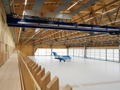 Neubau Montagehalle PC24 Pilatus Flugzeugwerke AG, Stans, Stans