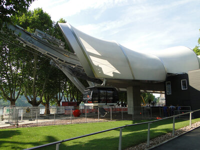 Buga Seilbahn &uuml;ber den Rhein, Koblenz (DE)