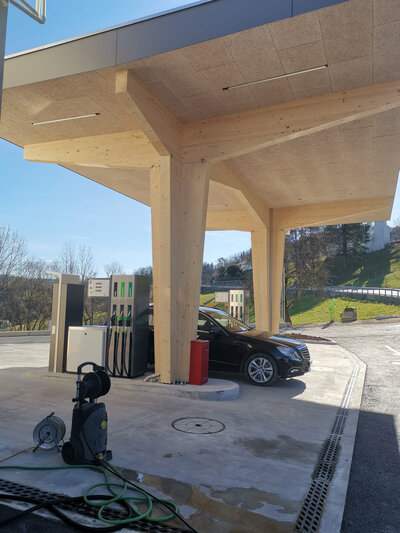 Tankstellendach, Bergdietikon