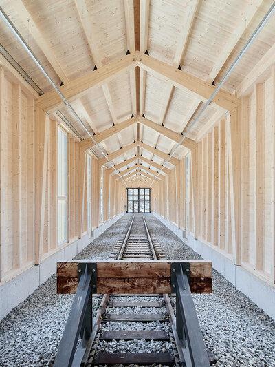 Neubau Lokremise Bahnhof Zweisimmen, Zweisimmen