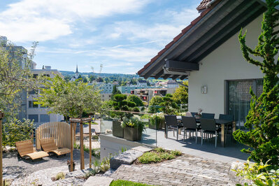 Privacy screen with Accoya, Muri (AG)