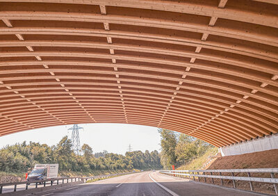 Wildlife crossing, M&uuml;hleberg