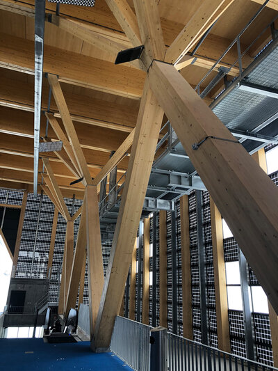 Valley station 3-S cable car Klein Matterhorn, Zermatt