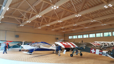 New airport building, Airfield Saanen, Saanen