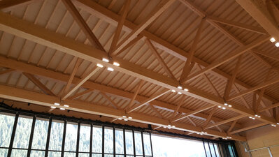 New airport building, Airfield Saanen, Saanen