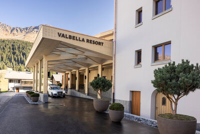Haupteingang Valbella Resort, Valbella