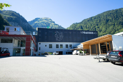 Neubau Halle &laquo;Kristall&raquo;, HP Gasser AG, Lungern