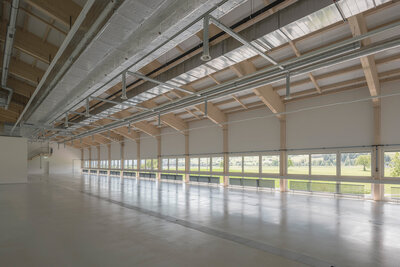 Neubau Montagehalle PC24 Pilatus Flugzeugwerke AG, Stans, Stans