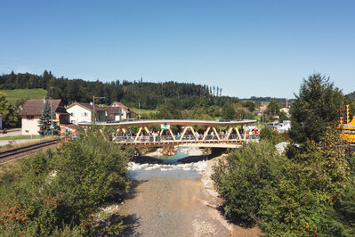 Neubau T&ouml;ssbr&uuml;cke Dillhaus, Bauma