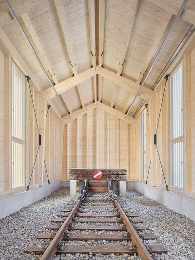 Neubau Lokremise Bahnhof Zweisimmen, Zweisimmen