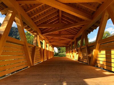 Neubau Campingbr&uuml;cke, Saanen