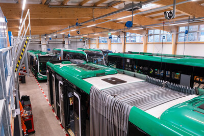 Neubau Provisorium Basler Verkehrsbetriebe BVB, Basel