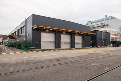Neubau Provisorium Basler Verkehrsbetriebe BVB, Basel